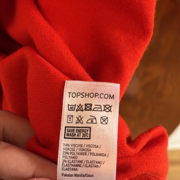 TopShop Petite red dress, size 0. - Picture 6 of 6
